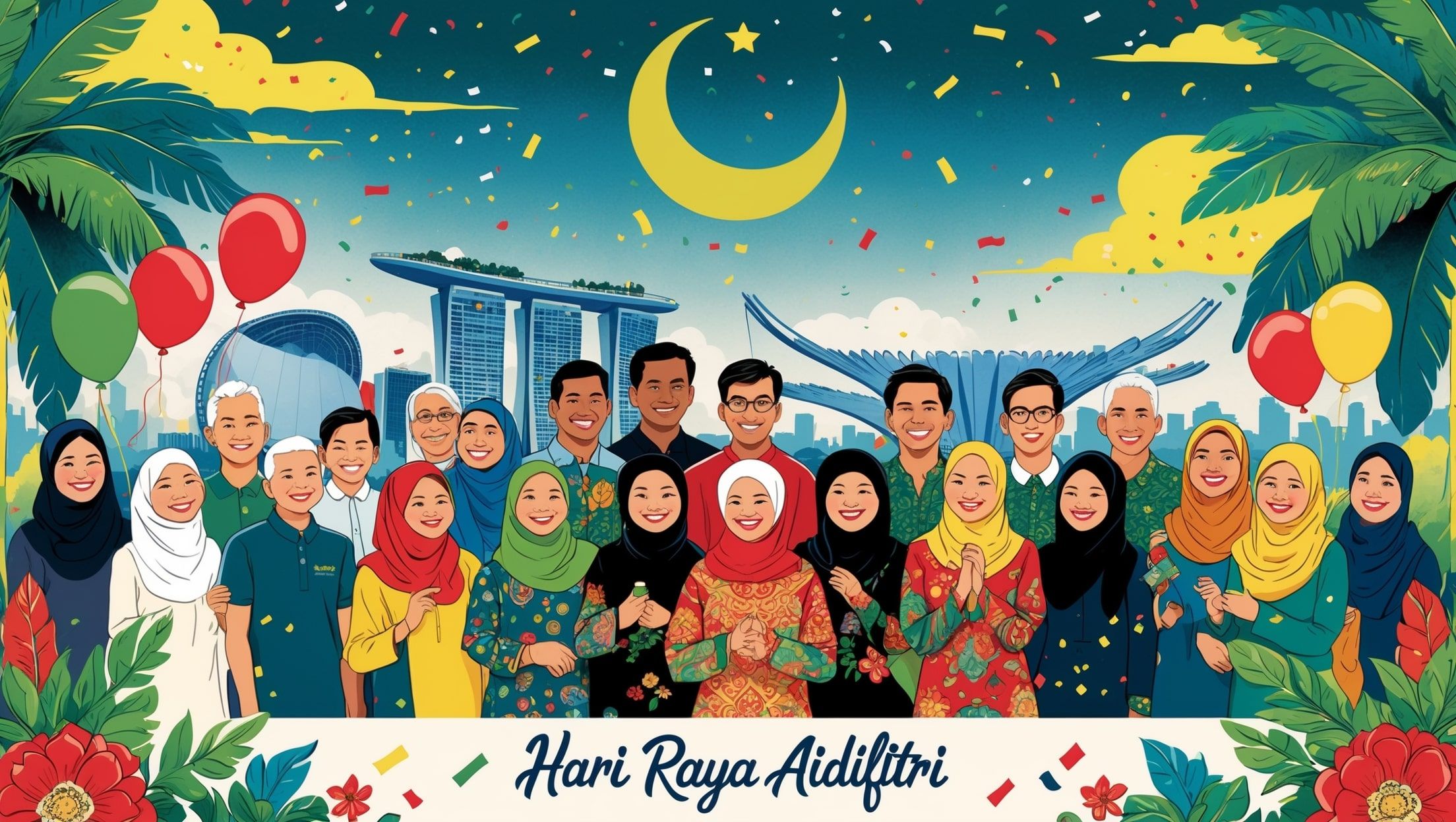 Bagaimana Hari Libur Nasional di Singapura Menyesuaikan Diri dengan Tanggal Bulan Islam